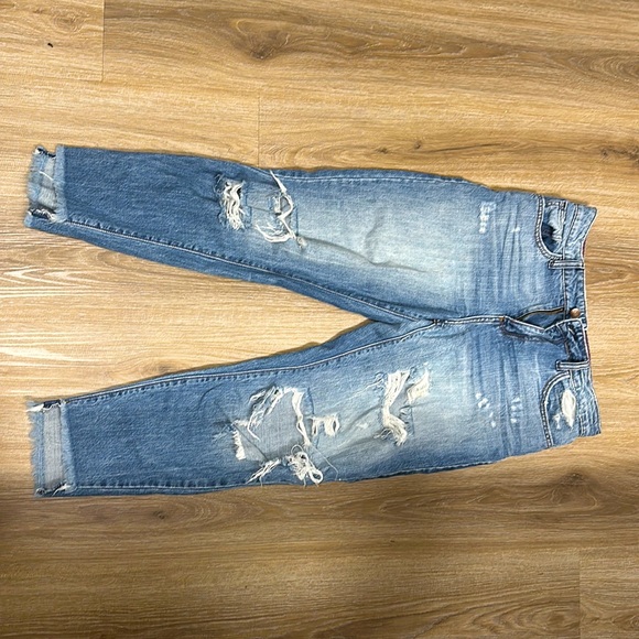 High waisted Distressed Boyfriend Jeans 👖 - Picture 3 of 9